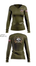 MCBH PMO MWD Section Women's Long Sleeve V-neck Shirt - 21