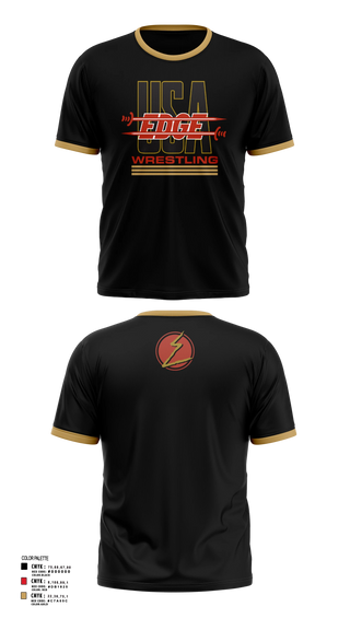Short Sleeve Performance Shirt, Edge Wrestling, Wrestling, Teamtime, Team time, sublimation, custom sports apparel, team uniforms, spirit wear, spiritwear, sports uniforms, custom shirts, team store, custom team store, fundraiser sports, apparel fundraiser