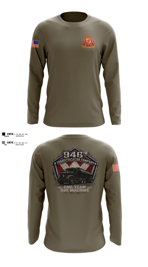 Long Sleeve Performance Shirt, 946th TC, Army, Teamtime, Team time, sublimation, custom sports apparel, team uniforms, spirit wear, spiritwear, sports uniforms, custom shirts, team store, custom team store, fundraiser sports, apparel fundraiser