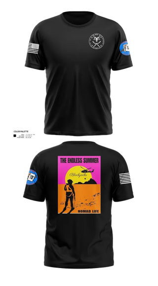 Old School Cotton Feel Shirt, A co 2-4GSAB, Army, Teamtime, Team time, sublimation, custom sports apparel, team uniforms, spirit wear, spiritwear, sports uniforms, custom shirts, team store, custom team store, fundraiser sports, apparel fundraiser