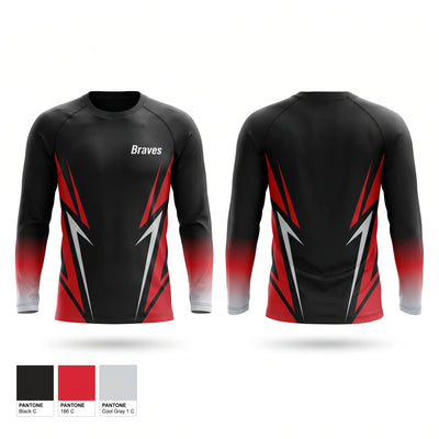 Braves Long Sleeve Performance Shirt - 2