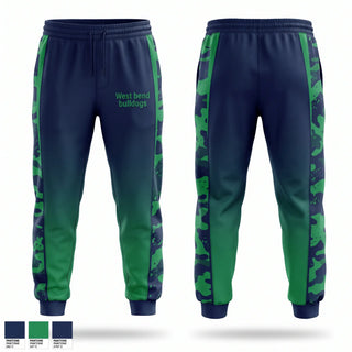 Sweatpants, West bend bulldogs, Baseball, Teamtime, Team time, sublimation, custom sports apparel, team uniforms, spirit wear, spiritwear, sports uniforms, custom shirts, team store, custom team store, fundraiser sports, apparel fundraiser