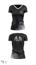 Severed Angel Women's Short Sleeve V-neck Shirt - 1