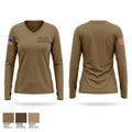 CSFE DET SHEPPARD 39489387 Women's Long Sleeve V-neck Shirt - 1