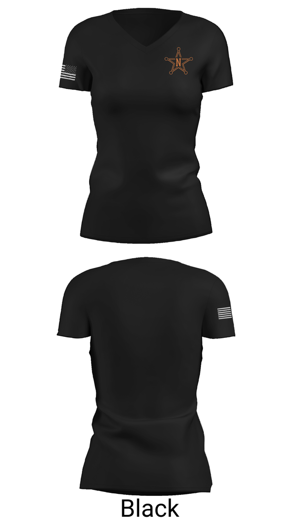 Womens Short Sleeve Vneck Shirt, Eastlake North Cross County, Cross Country, Teamtime, Team time, sublimation, custom sports apparel, team uniforms, spirit wear, spiritwear, sports uniforms, custom shirts, team store, custom team store, fundraiser sports, apparel fundraiser