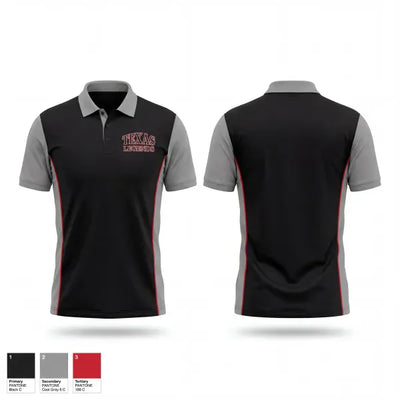 Texas Legends 36975909 Short Sleeve Performance Polo - 1