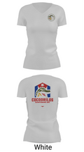 Los Cocodrilos 14023628 Women's Short Sleeve V-neck Shirt - 12