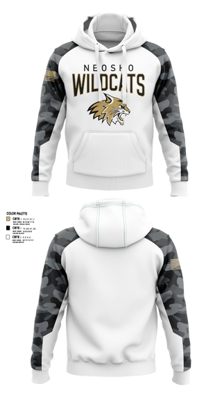 Hoodie, Neosho Wildcats, , Teamtime, Team time, sublimation, custom sports apparel, team uniforms, spirit wear, spiritwear, sports uniforms, custom shirts, team store, custom team store, fundraiser sports, apparel fundraiser