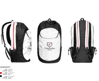 Gear Bag, Firecracker Athletics, Softball, Teamtime, Team time, sublimation, custom sports apparel, team uniforms, spirit wear, spiritwear, sports uniforms, custom shirts, team store, custom team store, fundraiser sports, apparel fundraiser