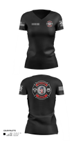Gallatin Fire Department Station 4 20459748 Women's Short Sleeve V-neck Shirt - 40