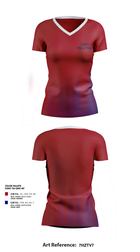 Womens Short Sleeve Vneck Shirt, Lakes Volleyball, Women's Volleyball, Teamtime, Team time, sublimation, custom sports apparel, team uniforms, spirit wear, spiritwear, sports uniforms, custom shirts, team store, custom team store, fundraiser sports, apparel fundraiser
