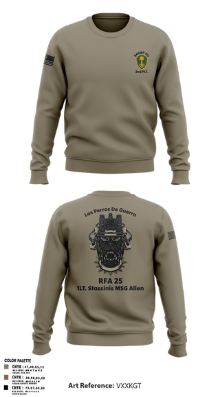 Crew Neck Sweatshirt, 319th IEW, , Teamtime, Team time, sublimation, custom sports apparel, team uniforms, spirit wear, spiritwear, sports uniforms, custom shirts, team store, custom team store, fundraiser sports, apparel fundraiser
