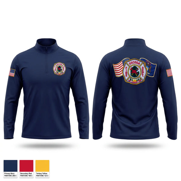 Windbreaker, Oscoda Fire Dept, Fire Department, Teamtime, Team time, sublimation, custom sports apparel, team uniforms, spirit wear, spiritwear, sports uniforms, custom shirts, team store, custom team store, fundraiser sports, apparel fundraiser