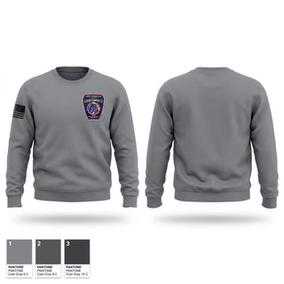 Crew Neck Sweatshirt, East Franklin Fire Department, Fire Department, Teamtime, Team time, sublimation, custom sports apparel, team uniforms, spirit wear, spiritwear, sports uniforms, custom shirts, team store, custom team store, fundraiser sports, apparel fundraiser
