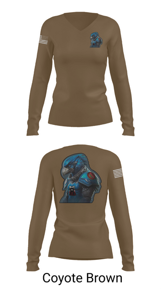 Womens Long Sleeve Vneck Shirt, Battlehawks, , Teamtime, Team time, sublimation, custom sports apparel, team uniforms, spirit wear, spiritwear, sports uniforms, custom shirts, team store, custom team store, fundraiser sports, apparel fundraiser