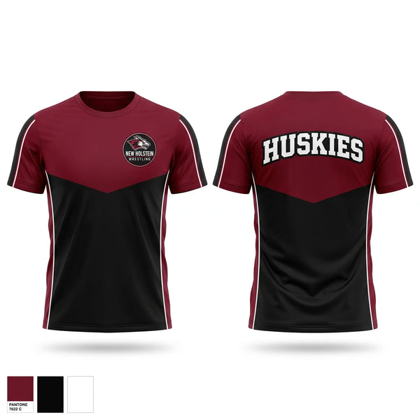 Short Sleeve Performance Shirt, New Holstein Huskies, Wrestling, Teamtime, Team time, sublimation, custom sports apparel, team uniforms, spirit wear, spiritwear, sports uniforms, custom shirts, team store, custom team store, fundraiser sports, apparel fundraiser