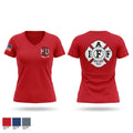 Woonsocket Women's Short Sleeve V-neck Shirt - 1
