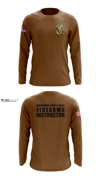 Long Sleeve Performance Shirt, Montgomery County Police Department - Firearms Training Unit, Police, Teamtime, Team time, sublimation, custom sports apparel, team uniforms, spirit wear, spiritwear, sports uniforms, custom shirts, team store, custom team store, fundraiser sports, apparel fundraiser
