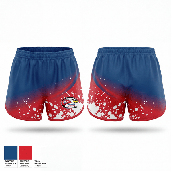 Womens Shorts, Parma Flyers, Ice Hockey, Teamtime, Team time, sublimation, custom sports apparel, team uniforms, spirit wear, spiritwear, sports uniforms, custom shirts, team store, custom team store, fundraiser sports, apparel fundraiser
