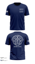 Greenwich Fire Local 1042 Old School Cotton Feel Shirt - 4