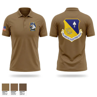 Short Sleeve Performance Polo, 27 SOW/SE, Air Force, Teamtime, Team time, sublimation, custom sports apparel, team uniforms, spirit wear, spiritwear, sports uniforms, custom shirts, team store, custom team store, fundraiser sports, apparel fundraiser