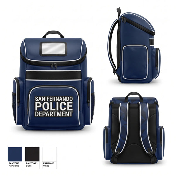 Gear Bag, San Fernando Police Department, Police, Teamtime, Team time, sublimation, custom sports apparel, team uniforms, spirit wear, spiritwear, sports uniforms, custom shirts, team store, custom team store, fundraiser sports, apparel fundraiser