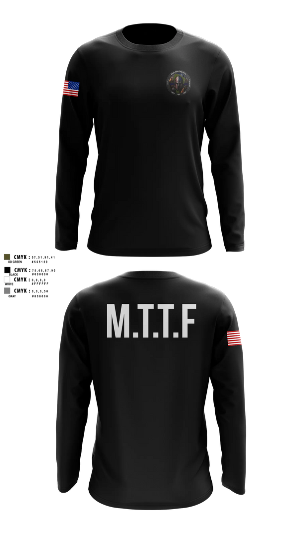 Long Sleeve Performance Shirt, Major Theft Task Force, Police, Teamtime, Team time, sublimation, custom sports apparel, team uniforms, spirit wear, spiritwear, sports uniforms, custom shirts, team store, custom team store, fundraiser sports, apparel fundraiser