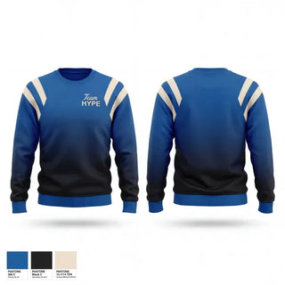 Crew Neck Sweatshirt, Team HYPE, Men's Basketball, Teamtime, Team time, sublimation, custom sports apparel, team uniforms, spirit wear, spiritwear, sports uniforms, custom shirts, team store, custom team store, fundraiser sports, apparel fundraiser