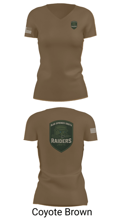 BSS JROTC 74818776 Women's Short Sleeve V-neck Shirt - 8