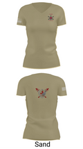 5-4 ADAR 21343969 Women's Short Sleeve V-neck Shirt - 88
