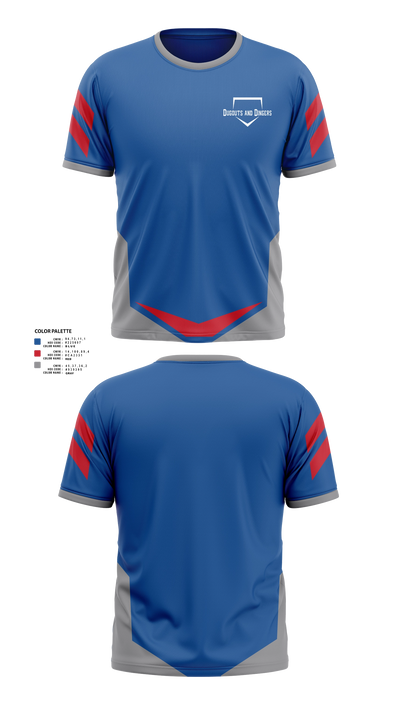 Dugouts and Dingers Short Sleeve Performance Shirt - 21