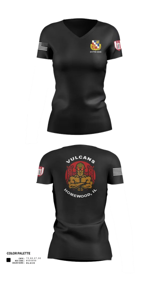 Womens Short Sleeve Vneck Shirt, 317th ECC, Army, Teamtime, Team time, sublimation, custom sports apparel, team uniforms, spirit wear, spiritwear, sports uniforms, custom shirts, team store, custom team store, fundraiser sports, apparel fundraiser