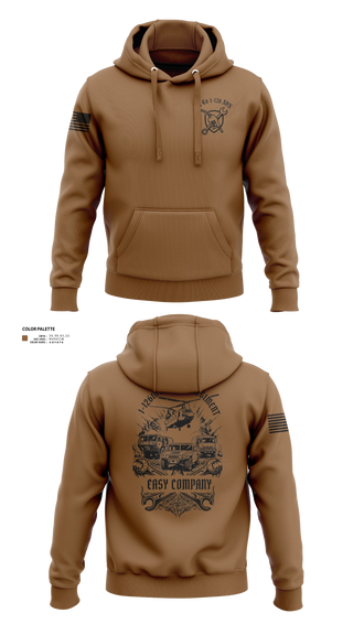 Hoodie, B CO. 1-126 AVN, National Guard, Teamtime, Team time, sublimation, custom sports apparel, team uniforms, spirit wear, spiritwear, sports uniforms, custom shirts, team store, custom team store, fundraiser sports, apparel fundraiser