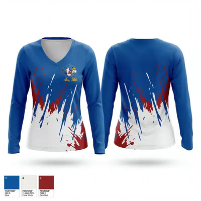 Millwood Arts Academy 65270717 Women's Long Sleeve V-neck Shirt - 1