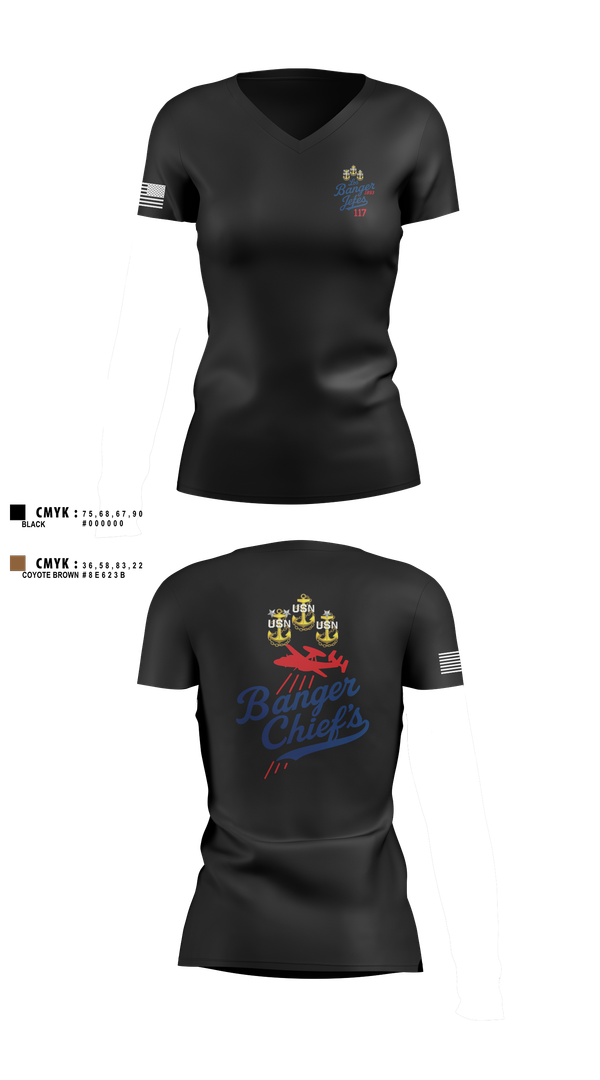 Womens Short Sleeve Vneck Shirt, VAW-117, , Teamtime, Team time, sublimation, custom sports apparel, team uniforms, spirit wear, spiritwear, sports uniforms, custom shirts, team store, custom team store, fundraiser sports, apparel fundraiser