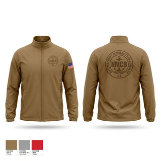 Windbreaker, NMCB THREE - WCC, Navy, Teamtime, Team time, sublimation, custom sports apparel, team uniforms, spirit wear, spiritwear, sports uniforms, custom shirts, team store, custom team store, fundraiser sports, apparel fundraiser