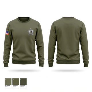 Crew Neck Sweatshirt, Crawford county investigations bureau, Police, Teamtime, Team time, sublimation, custom sports apparel, team uniforms, spirit wear, spiritwear, sports uniforms, custom shirts, team store, custom team store, fundraiser sports, apparel fundraiser