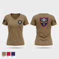 U.S. Army Trial Defense Services Women's Short Sleeve V-neck Shirt - 1