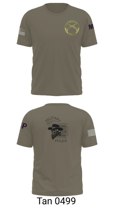 3RD PLATOON OUTLAWS Short Sleeve Performance Shirt - 76