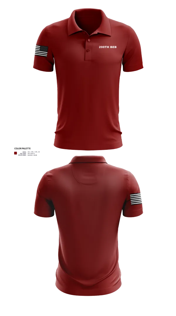 Short Sleeve Performance Polo, 299th BEB, Army, Teamtime, Team time, sublimation, custom sports apparel, team uniforms, spirit wear, spiritwear, sports uniforms, custom shirts, team store, custom team store, fundraiser sports, apparel fundraiser