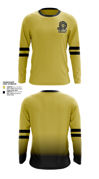 Long Sleeve Performance Shirt, Gt lions, , Teamtime, Team time, sublimation, custom sports apparel, team uniforms, spirit wear, spiritwear, sports uniforms, custom shirts, team store, custom team store, fundraiser sports, apparel fundraiser