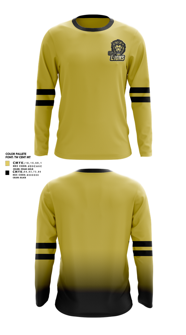 Long Sleeve Performance Shirt, Gt lions, , Teamtime, Team time, sublimation, custom sports apparel, team uniforms, spirit wear, spiritwear, sports uniforms, custom shirts, team store, custom team store, fundraiser sports, apparel fundraiser