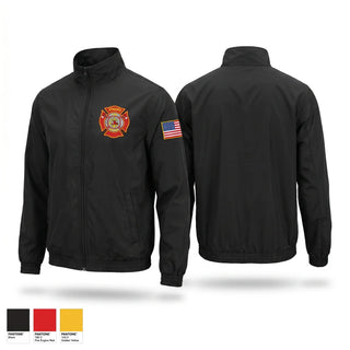 Windbreaker, Atmore Fire Department, Fire Department, Teamtime, Team time, sublimation, custom sports apparel, team uniforms, spirit wear, spiritwear, sports uniforms, custom shirts, team store, custom team store, fundraiser sports, apparel fundraiser