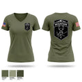 C-CO 3/172 INF MTN Women's Short Sleeve V-neck Shirt - 1