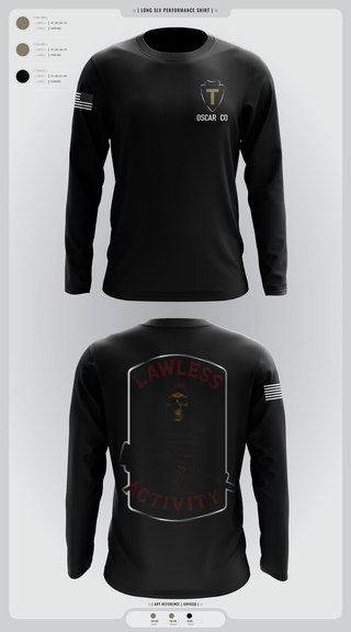 Long Sleeve Performance Shirt, Oscar Co, , Teamtime, Team time, sublimation, custom sports apparel, team uniforms, spirit wear, spiritwear, sports uniforms, custom shirts, team store, custom team store, fundraiser sports, apparel fundraiser