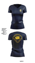 Monroe Correctional Complex  Women's Short Sleeve V-neck Shirt - 15