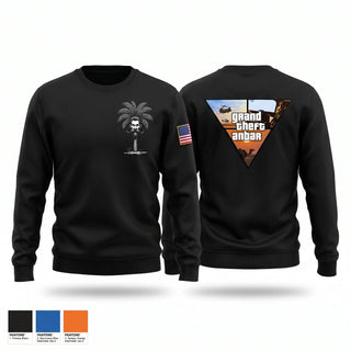 Crew Neck Sweatshirt, 3rd, Army, Teamtime, Team time, sublimation, custom sports apparel, team uniforms, spirit wear, spiritwear, sports uniforms, custom shirts, team store, custom team store, fundraiser sports, apparel fundraiser