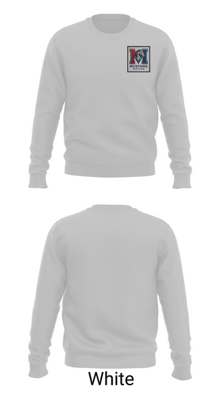 Crew Neck Sweatshirt, Mull Mustangs, Men's Basketball, Teamtime, Team time, sublimation, custom sports apparel, team uniforms, spirit wear, spiritwear, sports uniforms, custom shirts, team store, custom team store, fundraiser sports, apparel fundraiser