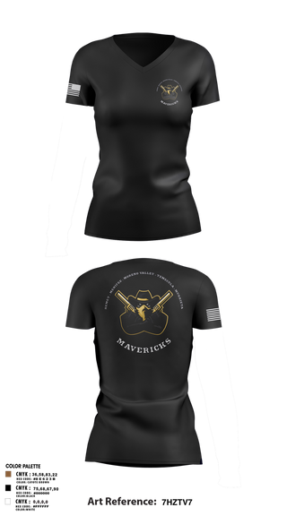 Womens Short Sleeve Vneck Shirt, Mavericks, , Teamtime, Team time, sublimation, custom sports apparel, team uniforms, spirit wear, spiritwear, sports uniforms, custom shirts, team store, custom team store, fundraiser sports, apparel fundraiser
