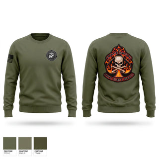Crew Neck Sweatshirt, Force Recon 105 Division, Marines, Teamtime, Team time, sublimation, custom sports apparel, team uniforms, spirit wear, spiritwear, sports uniforms, custom shirts, team store, custom team store, fundraiser sports, apparel fundraiser